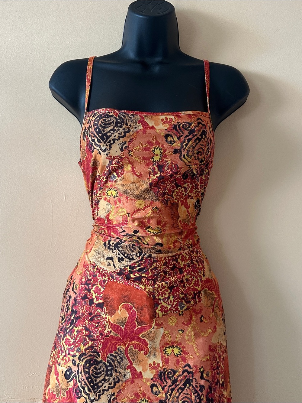 Vintage Forever 21 Paisley Mini Dress | Size S/M